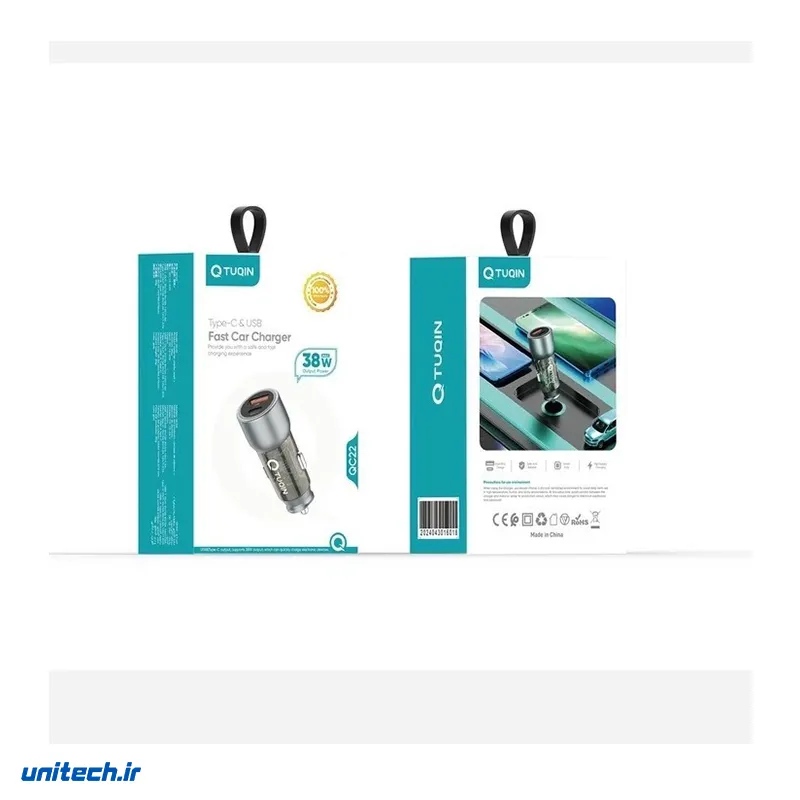 شارژر فندکی 38 وات کیوتوکین مدل QC221